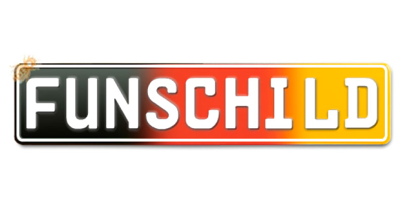 Fun-Schild » Deutsch « geprägt 520 x 110 mm –