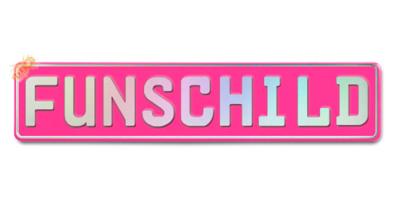 Fun-Schild » Pink « geprägt 520 x 110 mm –